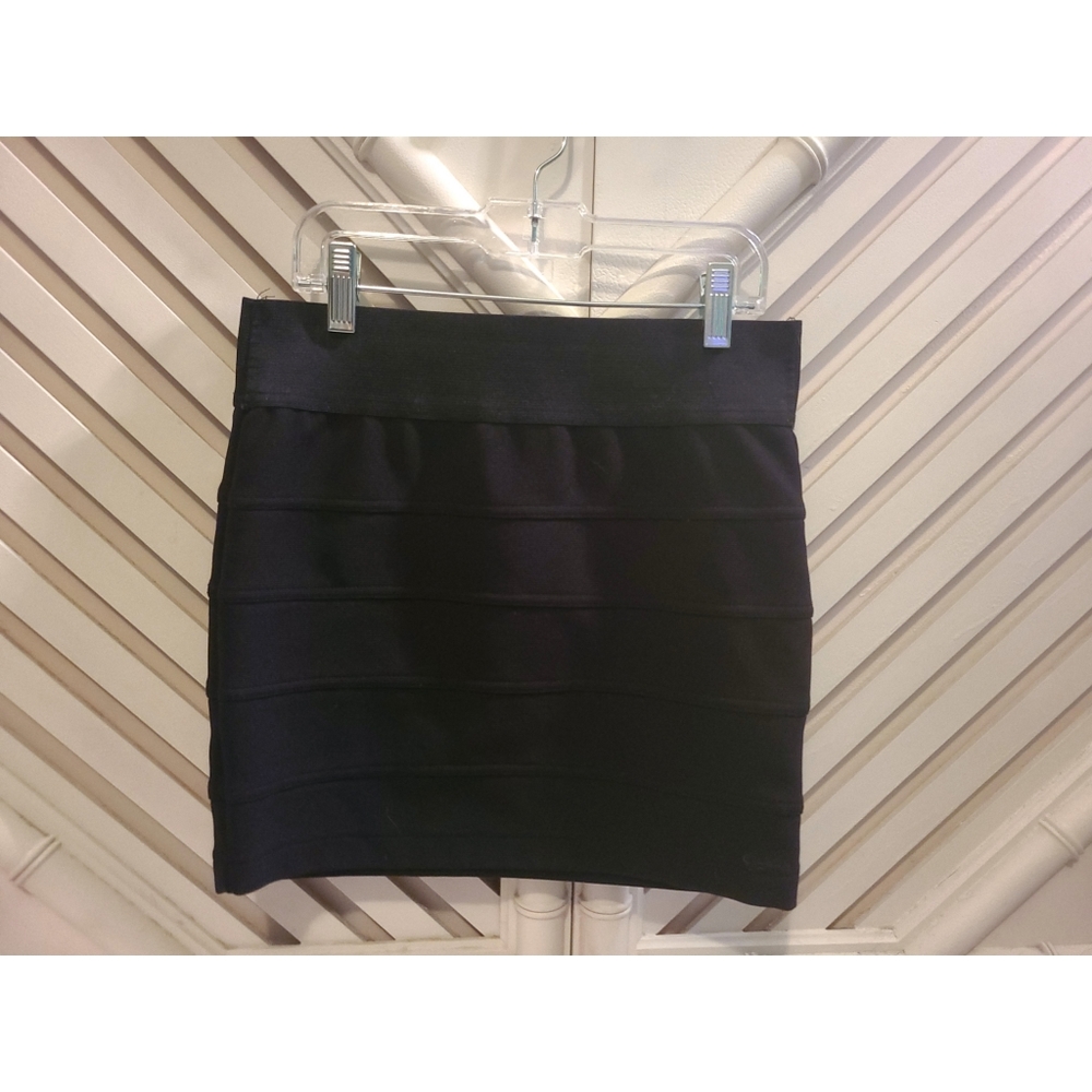 Charlotte Russe Black Mini Pencil Skirt